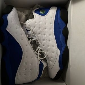 Size 13 royal blue air jordan 13 retro